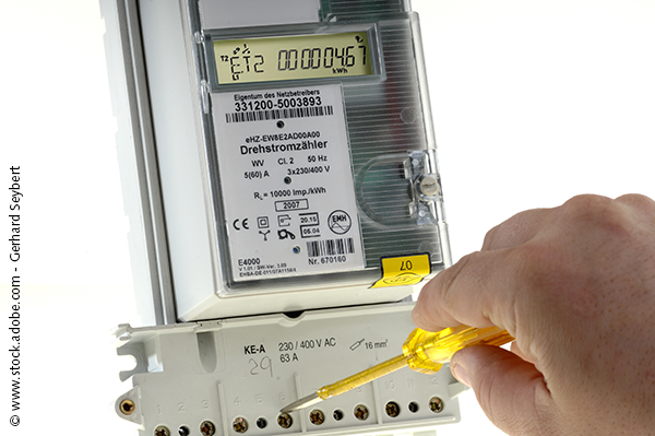 Stromablesegerät